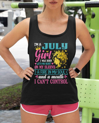 I'm A July Girl – T-Shirt For Woman – XUAN07 (SKU10-67-07)