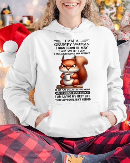 May - I Am A Grumpy Woman - T Shirt For Woman - XUAN05 (SKU09-07-05)
