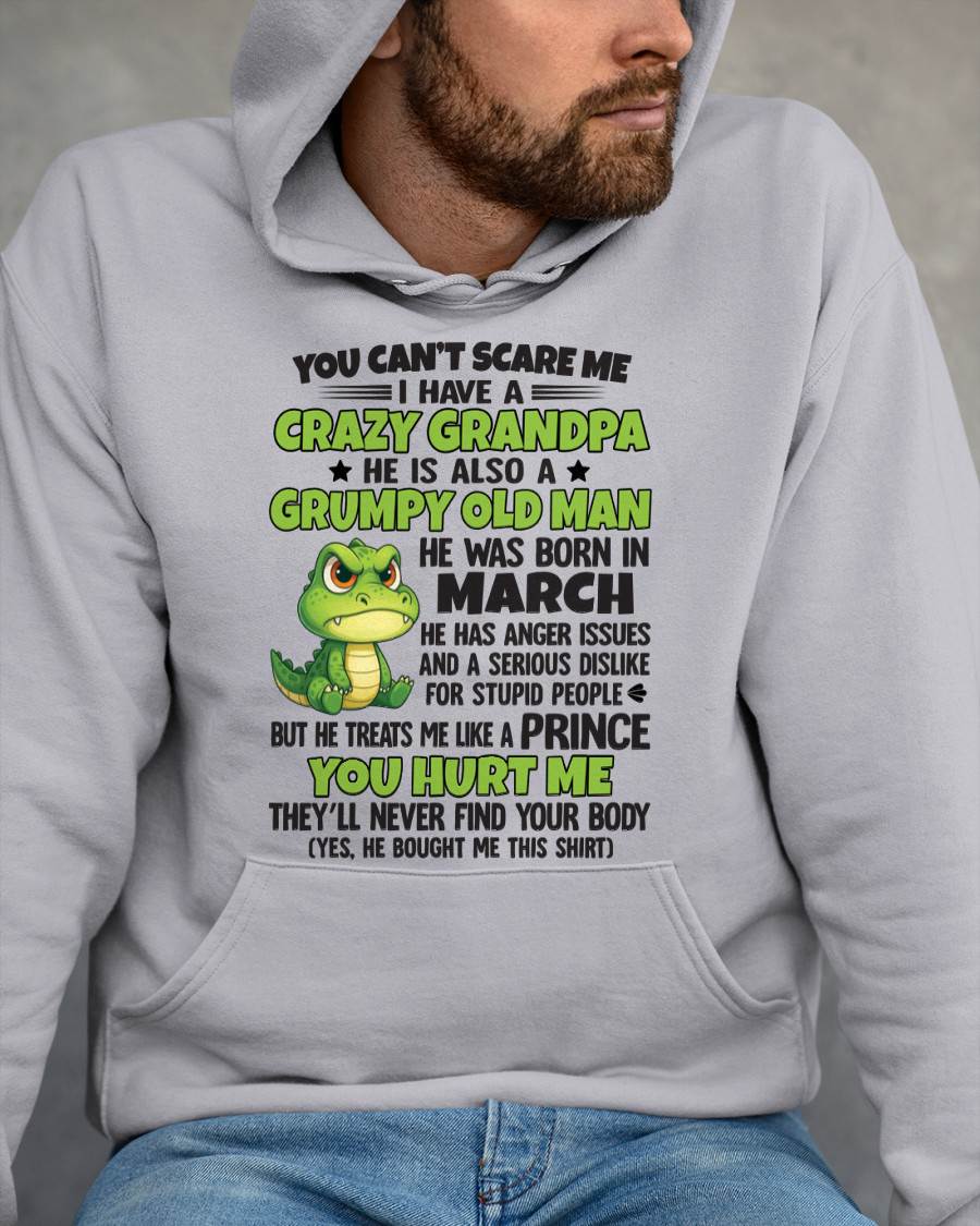 YOU CAN’T SCARE ME - GIFT FOR GRANDSON AND GRANDDAUGHTER FROM GRANDPA - XUAN03 (SKU09-121-03)