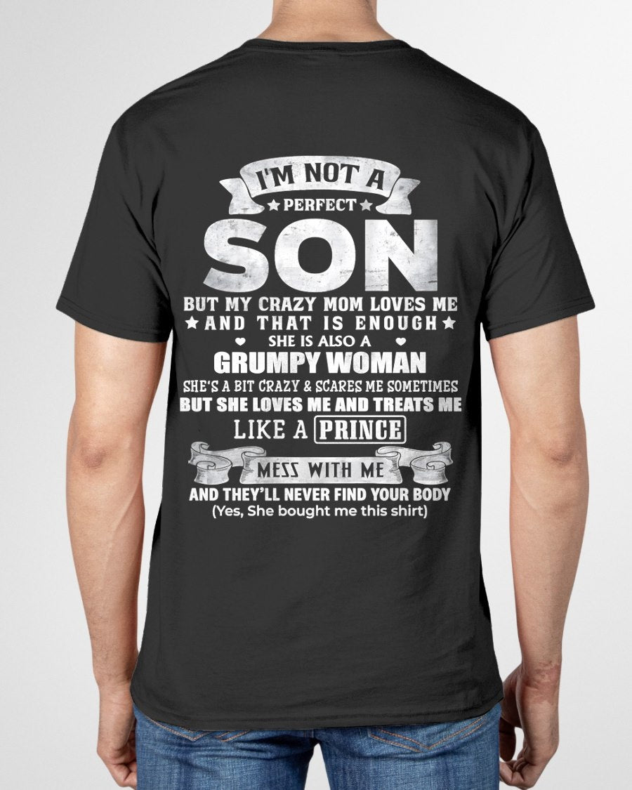 AS NOT A PERFECT SON T-shirt For Son From MOM - TRACY00 (SKU2603-67-00)