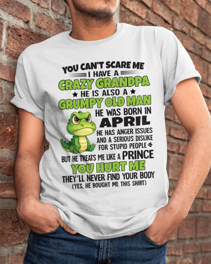 YOU CAN’T SCARE ME - GIFT FOR GRANDSON AND GRANDDAUGHTER FROM GRANDPA - XUAN04 (SKU09-121-04)