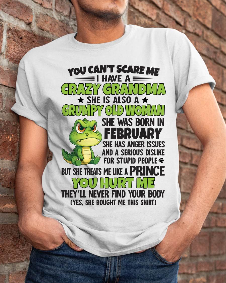 You Can’t Scare Me - Gift For Grandson And Granddaughter From Grandma - XUAN02 (SKU09-85-02)