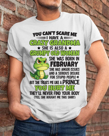 You Can’t Scare Me - Gift For Grandson And Granddaughter From Grandma - XUAN02 (SKU09-85-02)