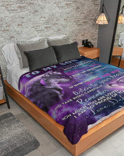 The Perfect Gift For Your Son Blanket - From Dad (SKUB10-BXUAN)