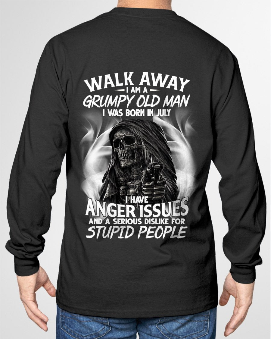 JULY - As a Grumpy old man born in JULY T-shirt For Man - TRACY07 (SKU2602-211-07)