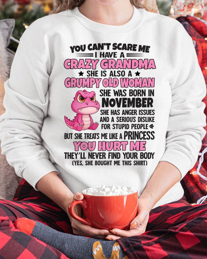 You Can’t Scare Me - Gift For Grandson And Granddaughter From Grandma - XUAN11 (SKU09-130-11)