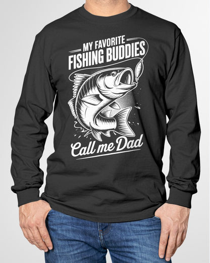 My Favorite Fishing Buddies Call Me Dad T-Shirt For MAN - TRACY00 (SKU-TRAN-120509)