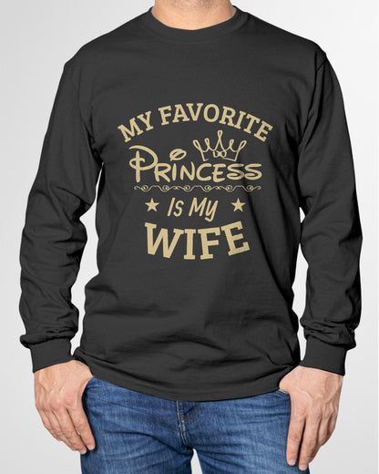 Favorite Princess is My Wife Funny T-Shirt From WIFE - TRACY00 (SKU-TRAN-130508)