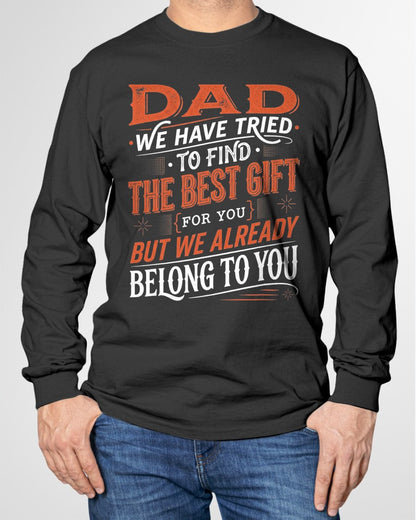 Fathers Day Shirt from Daughters Sons Wife Kids for Daddy T-Shirt From DAUGHTER OR SON - TRACY00 (SKU-TRAN-120514)