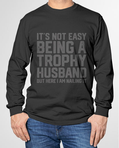 Vintage Funny Wedding Anniversary Design For Husband Mens T-Shirt From WIFE - TRACY00 (SKU-TRAN-1305019)