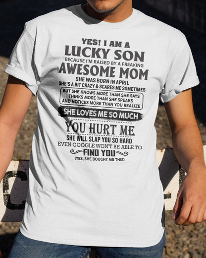 April - Awesome Mom - Perfect Gift For Your Son From Mom - XUAN04 (SKU-LKW-04)
