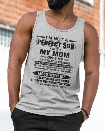 "I'M NOT A PERFECT SON BUT MY MOM LOVES ME" - Birthday Gift From January Mom / Woman - XUAN00 (SKU10-147-00)