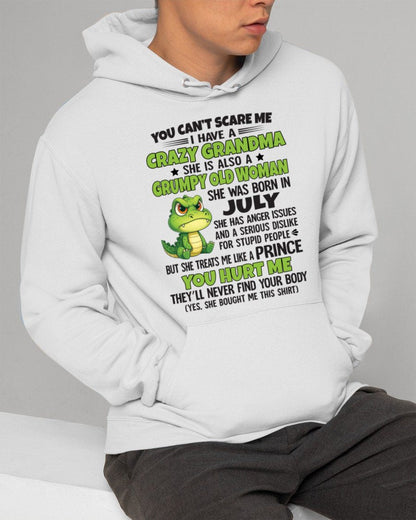 JULY - YOU CAN'T SCARE ME - FOR GRANDSON - GIFT FROM GRANDMA - tracy07 (SKU09-85-07)