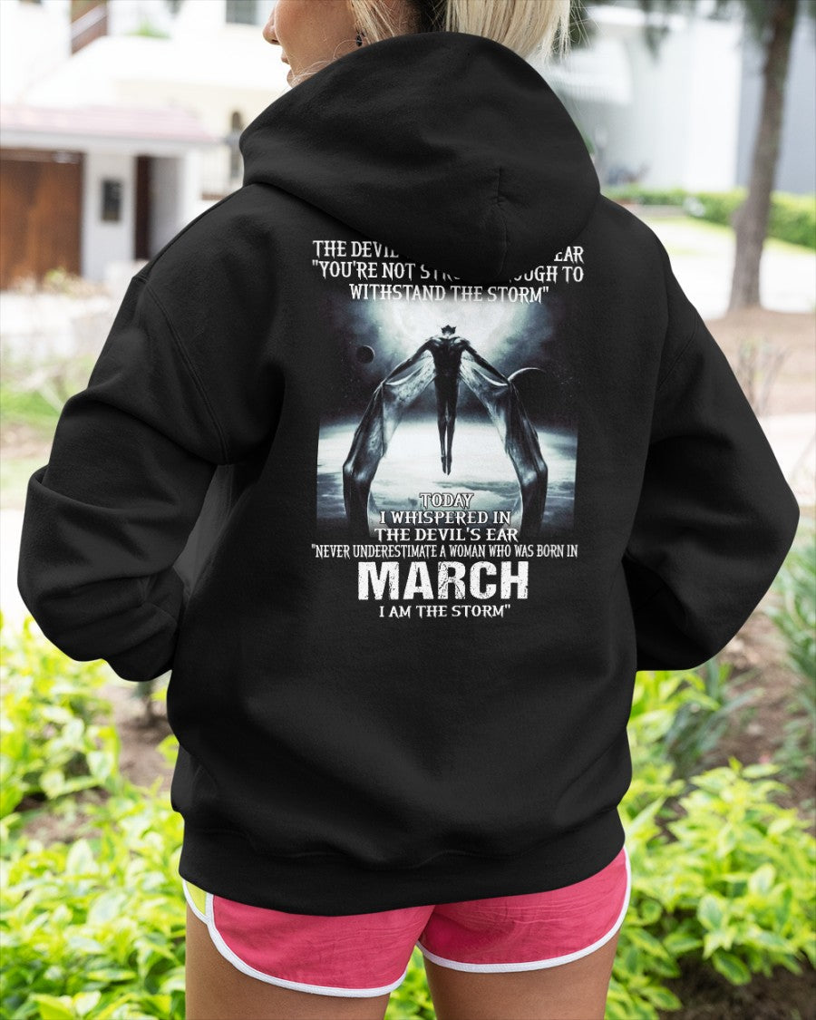 March - The Devil Whispered In My Ear - T-Shirt For Woman - XUAN03 (SKU-CHAUU-03)