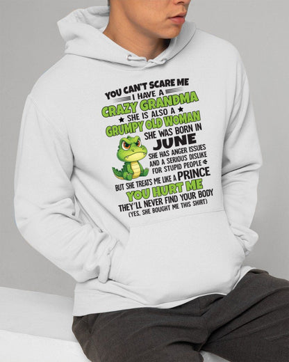 JUNE - YOU CAN'T SCARE ME - FOR GRANDSON - GIFT FROM GRANDMA - tracy06 (SKU09-85-06)