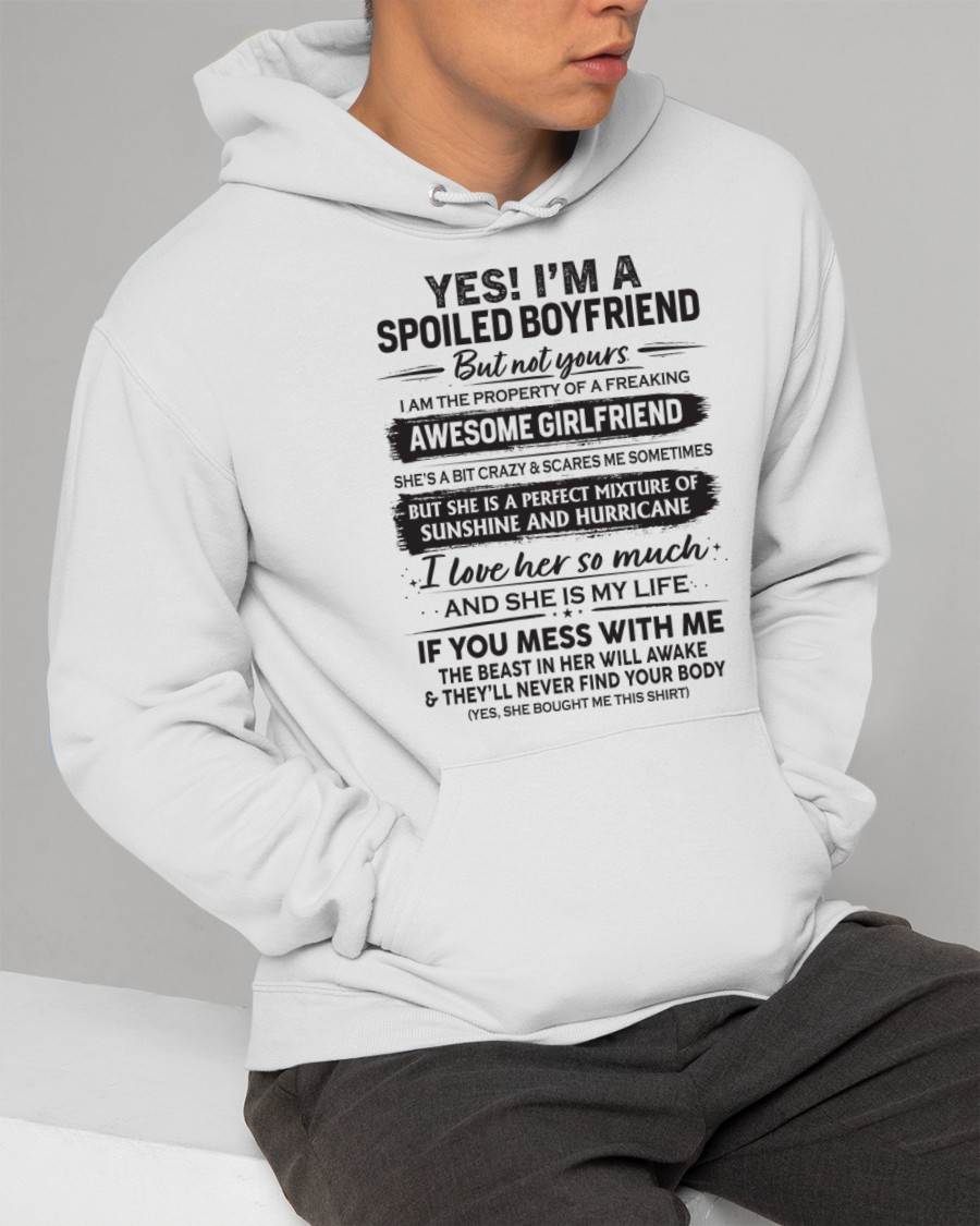 I'M A SPOILED BOYFRIEND - GIFT FROM WIFE/GIRLFRIEND - tracy00 (SKU26T-01250-00)