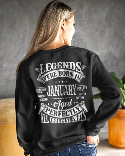 Legends Were Born In January - T Shirt For Woman - XUAN01 (SKU08-37-01)