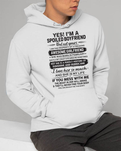 FEBRUARY - I'M A SPOILED BOYFRIEND - GIFT FROM WIFE/GIRLFRIEND - tracy02 (SKU26T-01250-02)