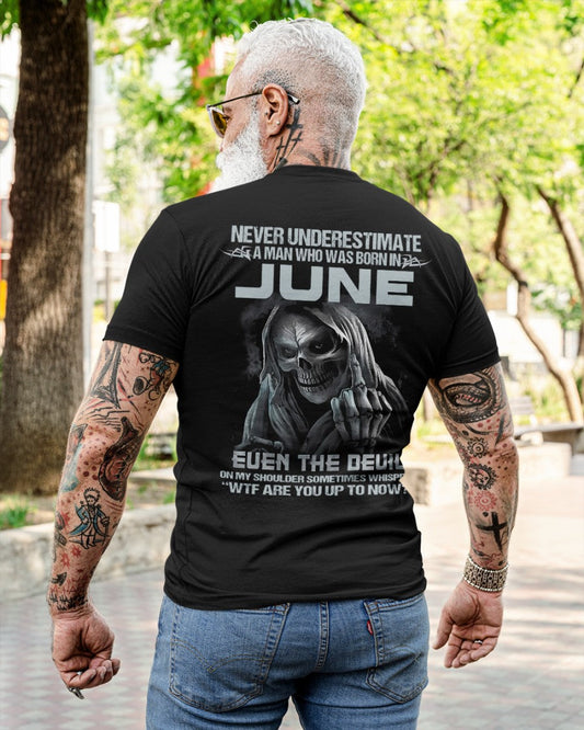 JUNE - NEVER UNDERESTIUNDER A MAN - T-SHIRT FOR MAN - XUAN06 (SKU08-05-06)