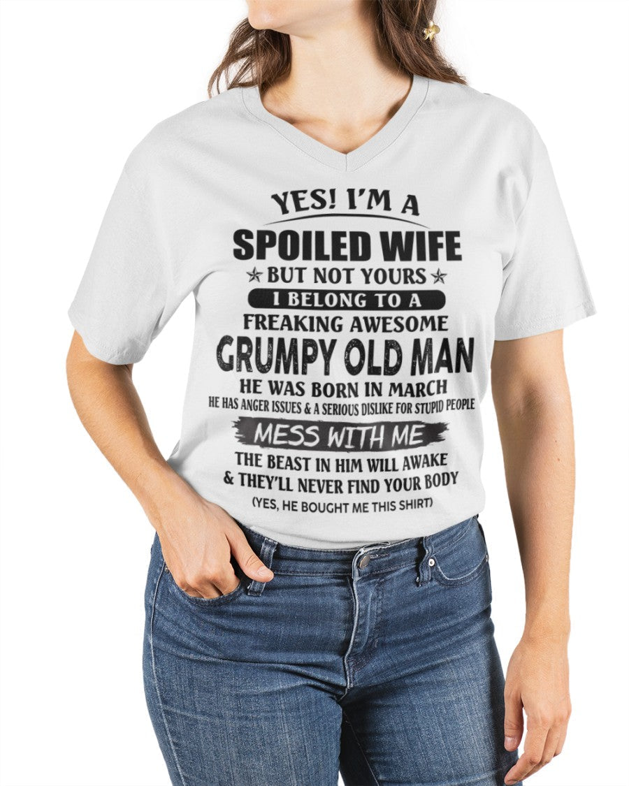 Grumpy Old Man January – Perfect gift for wife From Husband – tracy03 (SKU08-63-03)