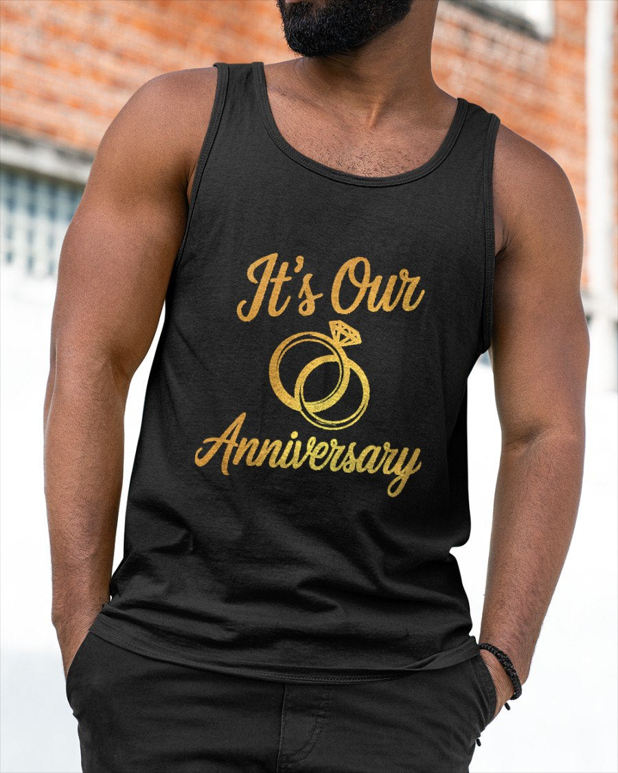 It's Our Anniversary Shirts for Married Couples Husband Wife T-Shirt For MAN - TRACY00 (SKU-TRAN-130502)