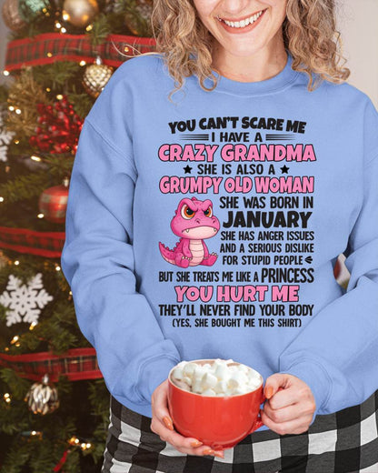 You Can’t Scare Me - Gift For Grandson And Granddaughter From Grandma - XUAN01 (SKU09-130-01)