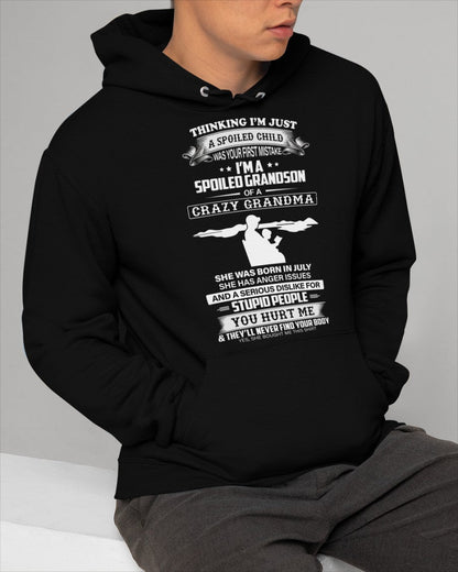 Spoiled by Grandma Shirt July Edition – From Grandma to Grandson tracy07 (SKU-GMS2-07)