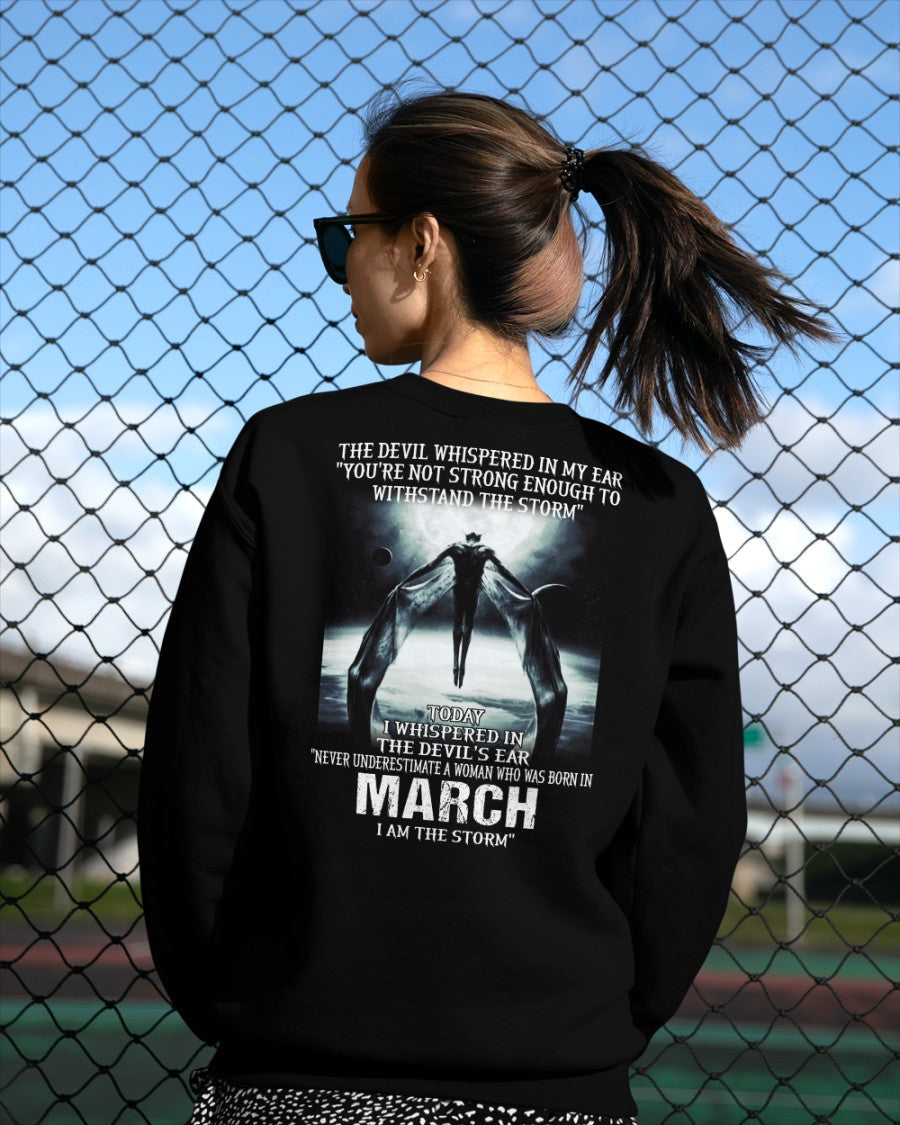 March - The Devil Whispered In My Ear - T-Shirt For Woman - XUAN03 (SKU-CHAUU-03)