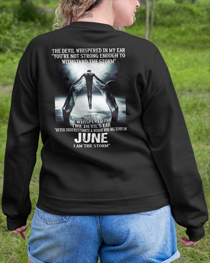 June - The Devil Whispered In My Ear - T-Shirt For Woman - XUAN06 (SKU-CHAUU-06)