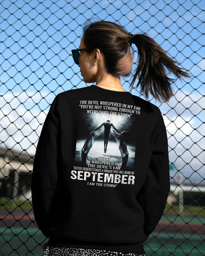 September - The Devil Whispered In My Ear - T-Shirt For Woman - XUAN09 (SKU-CHAUU-09)