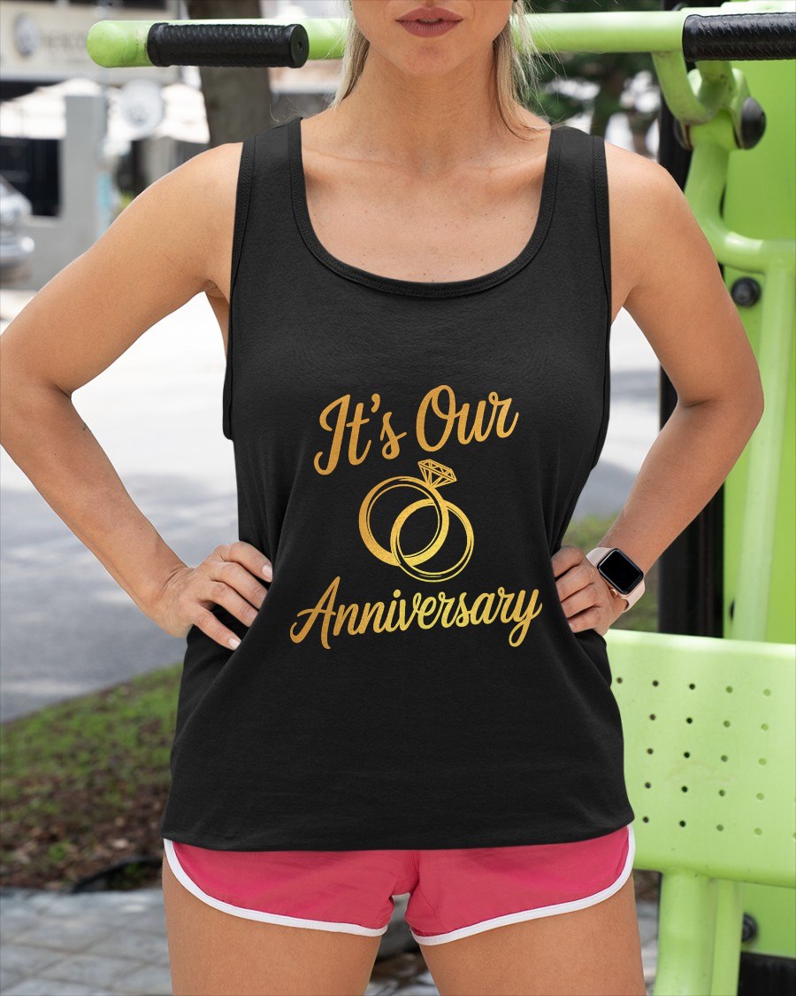 It's Our Anniversary Shirts for Married Couples Husband Wife T-Shirt For WOMAN - TRACY00 (SKU-TRAN-130502)
