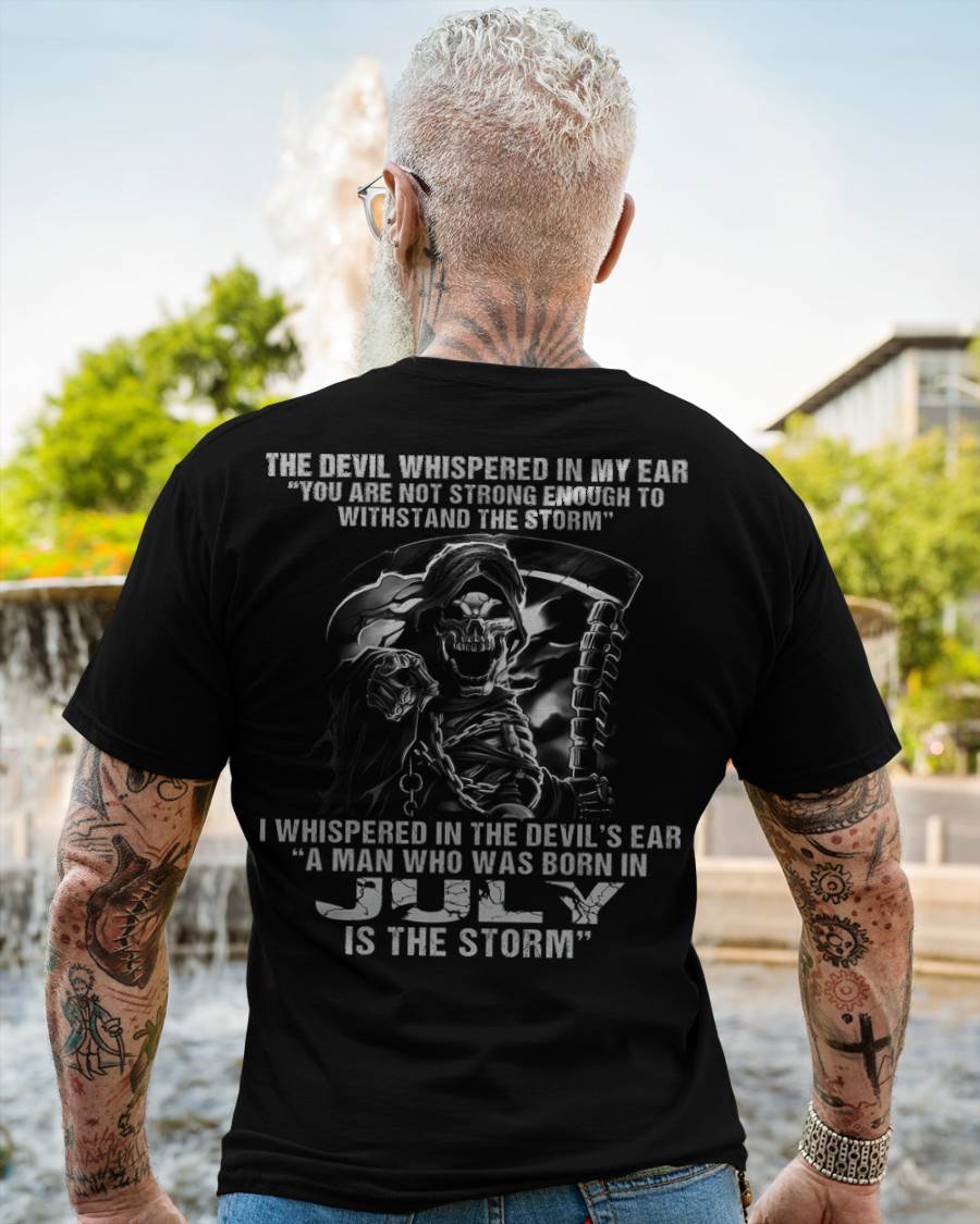 July - The Devil Whispered In My Ear - T-Shirt For Man - XUAN07 (SKU08-87-07)