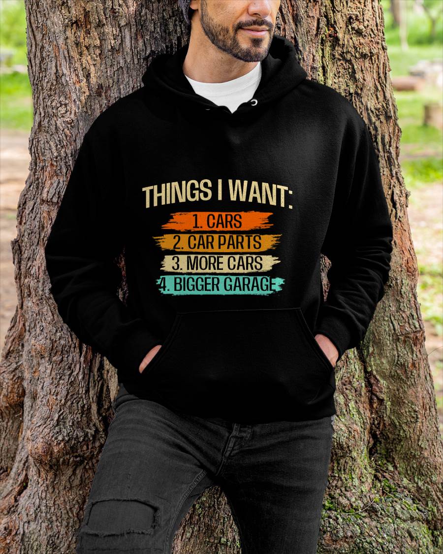 Things I Want - Car Parts Enthusiast Auto Mechanic Engine T-Shirt - Gift For Mechanic - XUAN (SKUM08-D13)