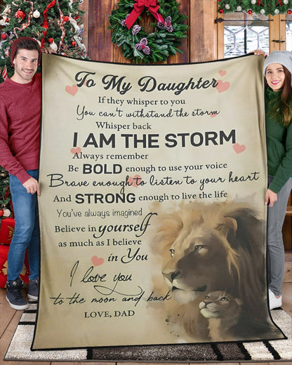 Special Gift For Your Daughter Blanket - From Dad (SKUB09-XUANB01)