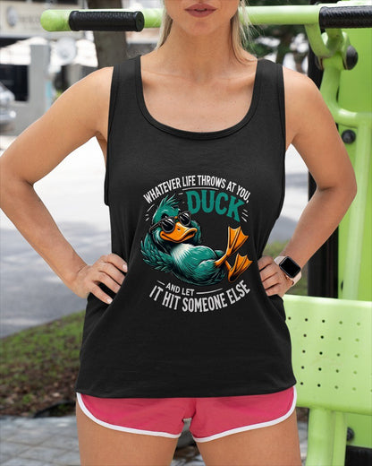 Funny Duck Graphic Tees Men Women Teens Funny Quote Gift T-Shirt For WOMAN - TRACY00 (SKU-TRAN-120504)