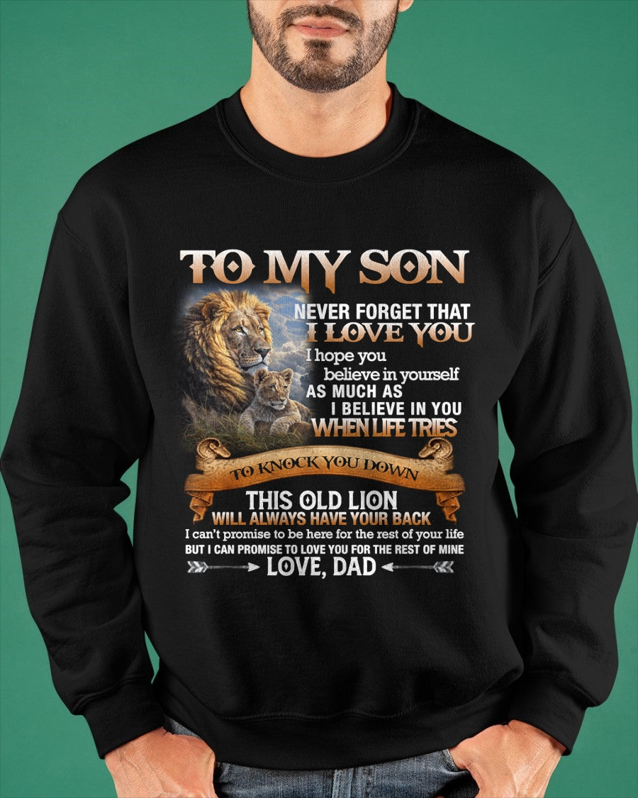 To My Son T-Shirt – Gift From Dad / Man - XUAN00 (SKU12-76)