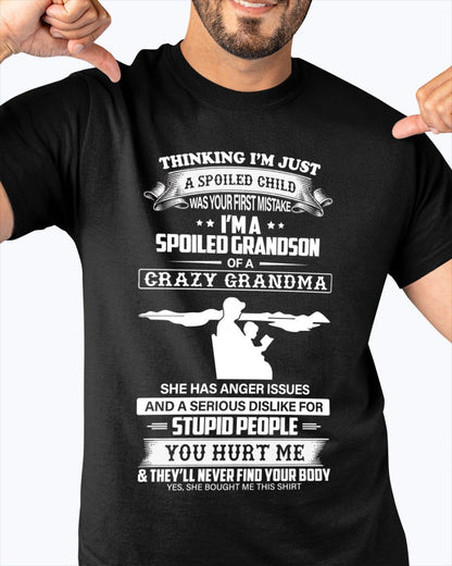 Spoiled by Grandma Shirt – From Grandma to Grandson tracy00 (SKU-GMS2-00)