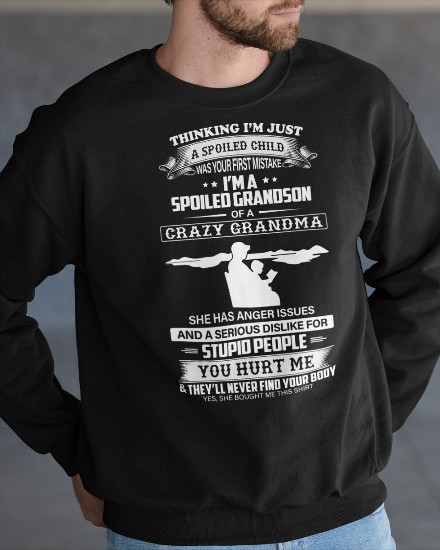 Spoiled by Grandma Shirt – From Grandma to Grandson tracy00 (SKU-GMS2-00)