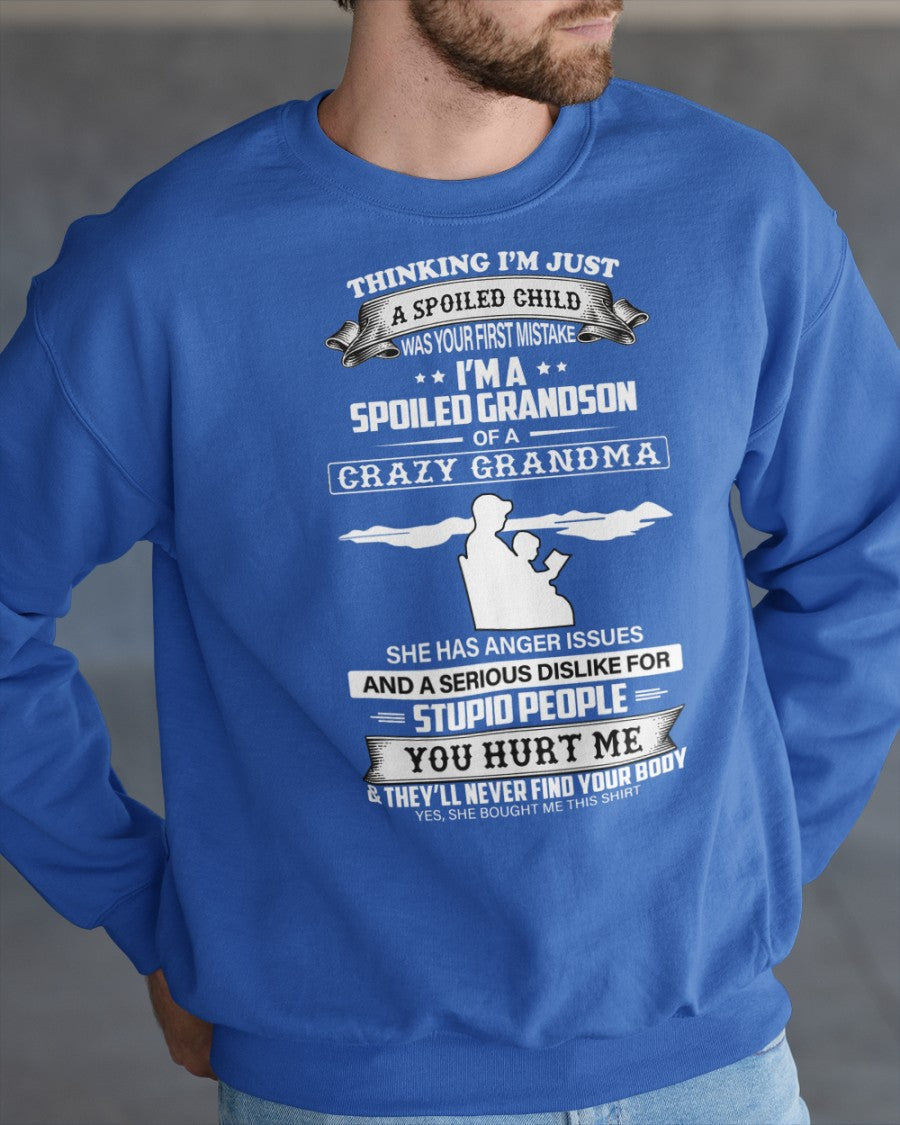 Spoiled by Grandma Shirt – From Grandma to Grandson tracy00 (SKU-GMS2-00)