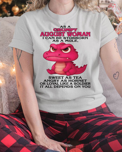 As A Grumpy January Woman - T Shirt For Woman - XUAN08 (SKU09-31-08)