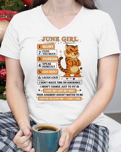 JUNE - Characteristics of June Girls T-Shirt FOR WOMAN - TRACY06 (SKU2602-219-06)