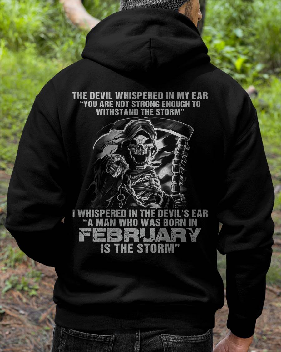 February - The Devil Whispered In My Ear - T-Shirt For Man - XUAN02 (SKU08-87-02)