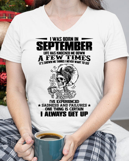 SEPTEMBER - LIFE HAS KNOCKED ME DOWN A FEW TIMES For WOMAN - TRACY09 (SKU2606-338-09)