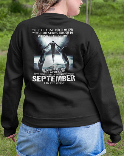 September - The Devil Whispered In My Ear - T-Shirt For Woman - XUAN09 (SKU-CHAUU-09)