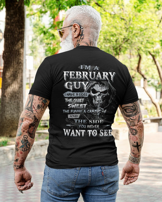 FEBRUARY - I HAVE 3 SIDES - T-SHIRT FOR MAN - XUAN02 (SKU07-60-02)