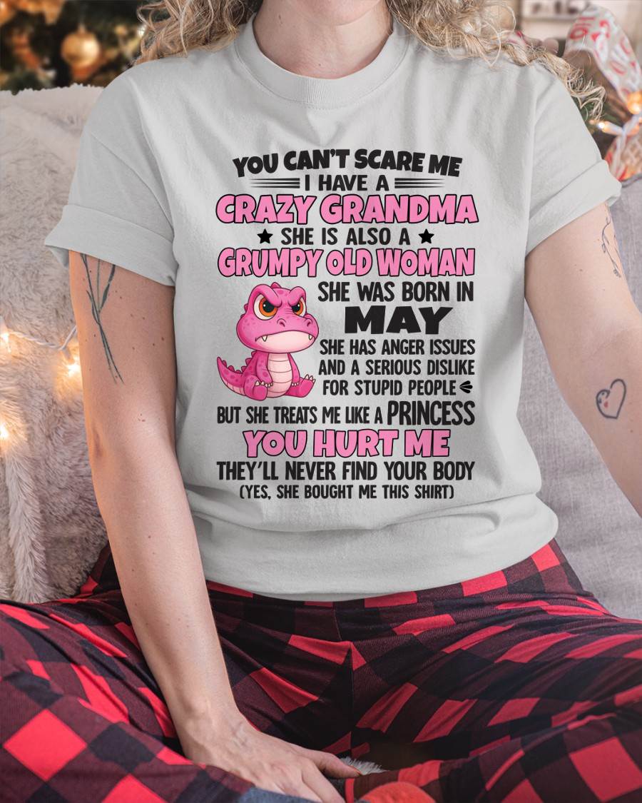 You Can’t Scare Me - Gift For Grandson And Granddaughter From Grandma - XUAN05 (SKU09-130-05)