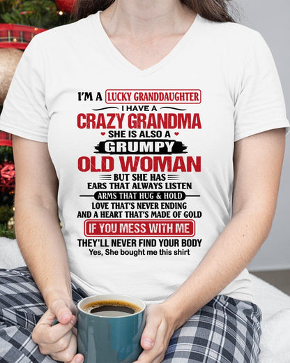 LUCKY GRANDDAUGHTER HAVE A GRANDMA From GRANDMA - TRACY00 (SKU2609-25-00)
