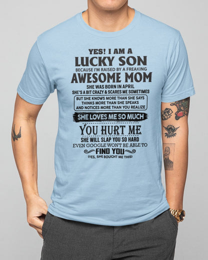 April - Awesome Mom - Perfect Gift For Your Son From Mom - XUAN04 (SKU-LKW-04)