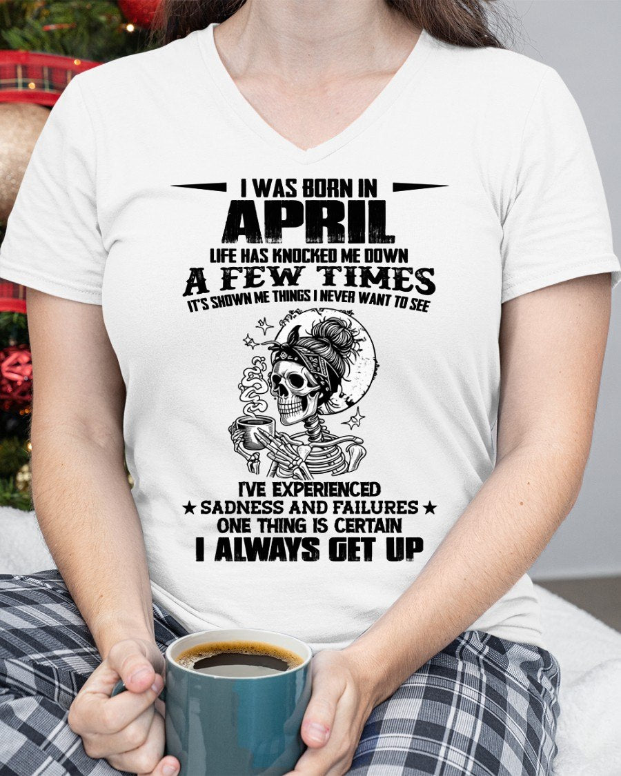 APRIL - LIFE HAS KNOCKED ME DOWN A FEW TIMES For WOMAN - TRACY04 (SKU2606-338-04)