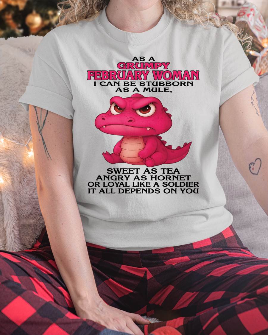 As A Grumpy January Woman - T Shirt For Woman - XUAN02 (SKU09-31-02)